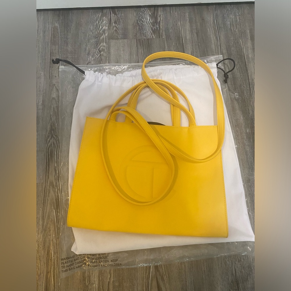 TELFAR Yellow Medium Shopper